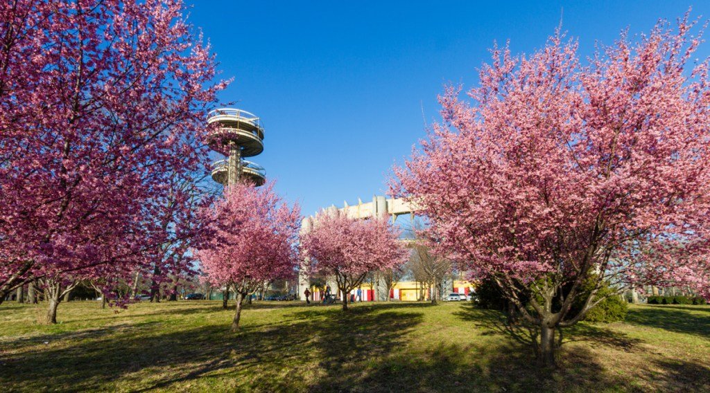 Springtime at the Unisphere in Queens